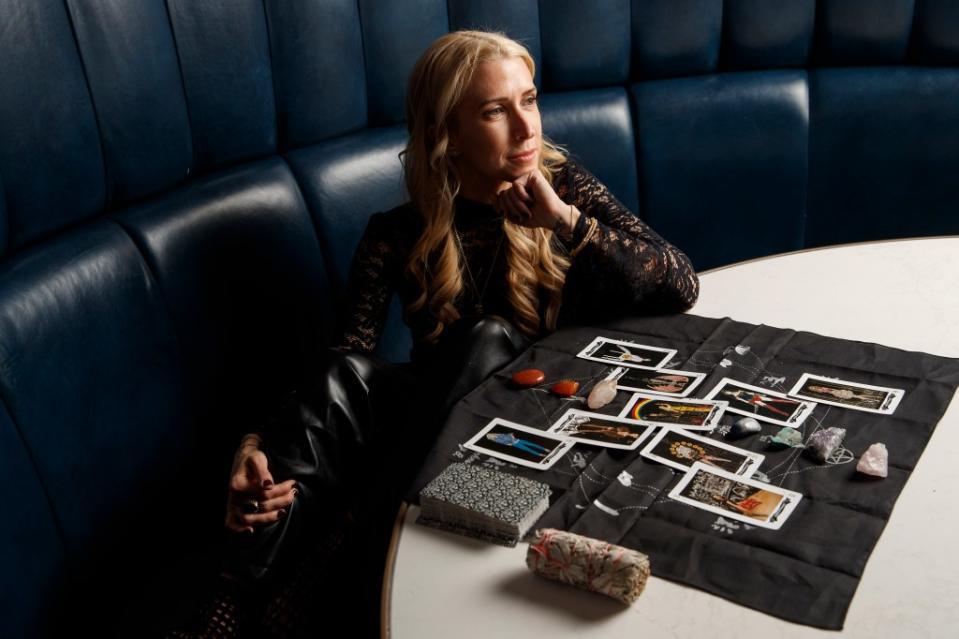 Szymczak, who dabbled with tarot cards as a teen, didn’t think her former hobby could become a profitable venture until she gave private sessions to close friends. Tamara Beckwith