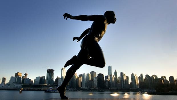 A bronze statue of Harry Jerome in Stanley Park sits not far from Brockton Oval, where the track and field legend trained in his early running career.