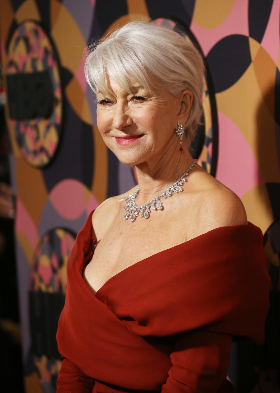 LOS ANGELES, CALIFORNIA - JANUARY 05:  Helen Mirren attends the HBO's Official Golden Globes After Party held at Circa 55 Restaurant on January 05, 2020 in Los Angeles, California. (Photo by Michael Tran/FilmMagic)