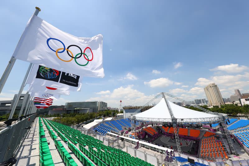 Tokyo 2020 Olympics - Basketball 3x3 Training