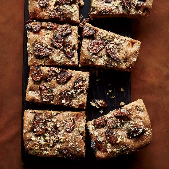 Fig-and-Rosemary Focaccia with Pecorino