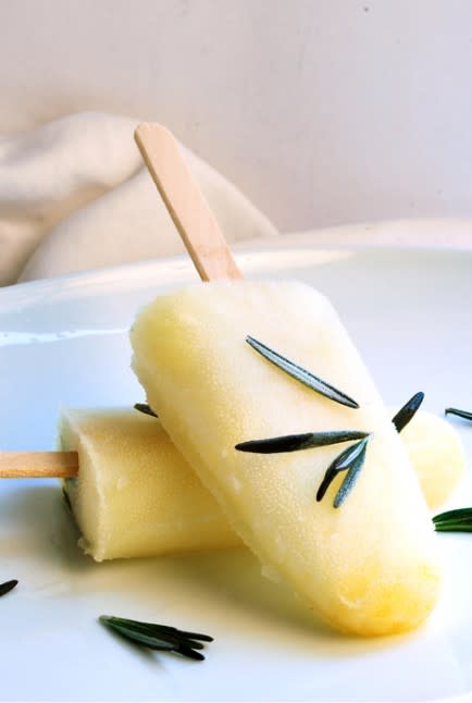 Herb-Infused Lemonade Popsicles