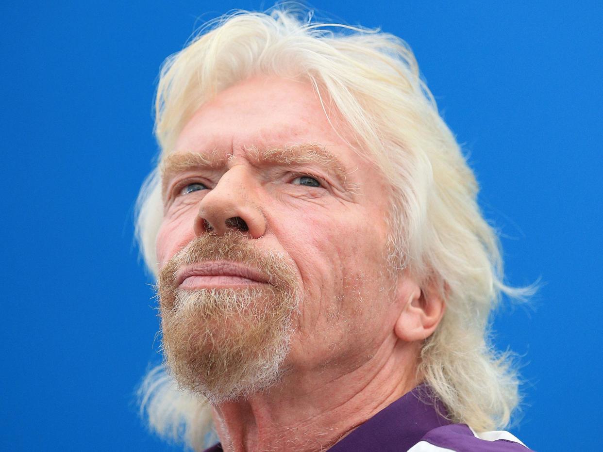 Richard Branson, billionaire owner of the Virgin Group: PA