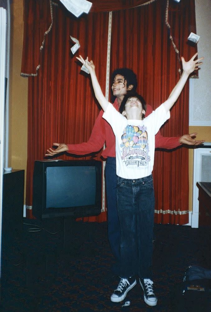 Michael Jackson and Jimmy Safechuck