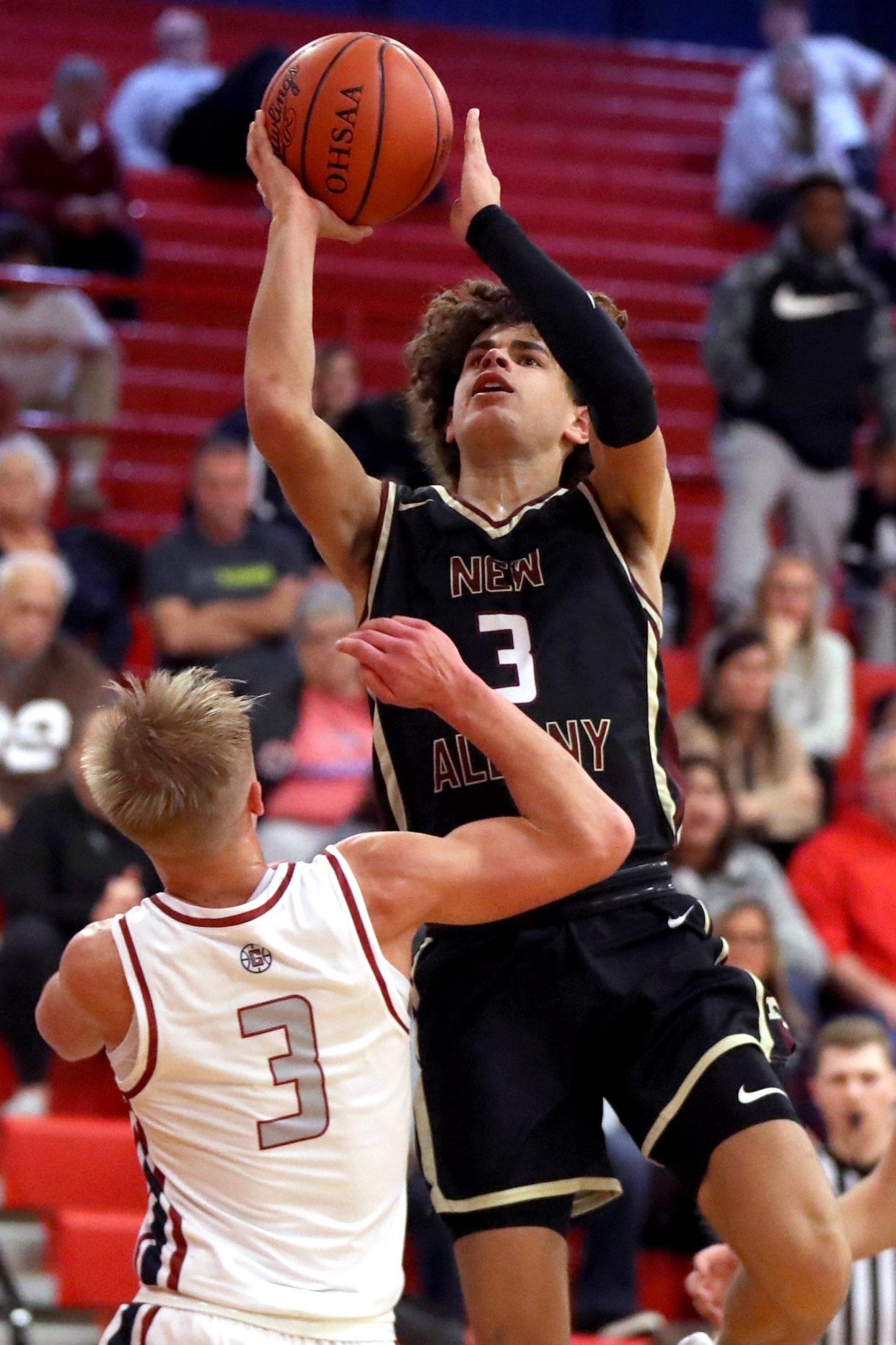 Braylen Nash, a 6-foot-3 sophomore guard, is in his second year as a starter for New Albany. He was averaging 10.9 points through 13 games after averaging 6.3 points as a freshman. The Eagles were 10-3 before playing Grove City on Jan. 21.