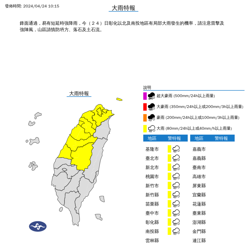 （圖取自中央氣象署網站）