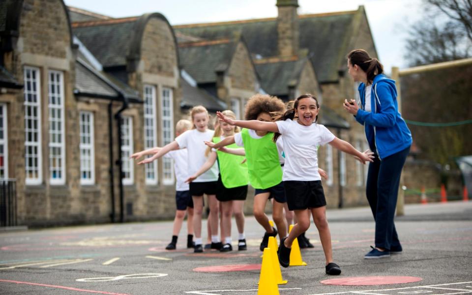 Sport England - Children placed at the centre of new Sport England strategy with physical activity to 'form heart of government Covid recovery' - SolStock