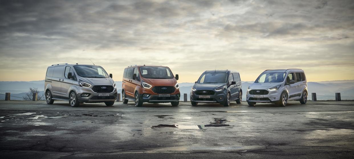 The Ford Transit and Tourneo Active range