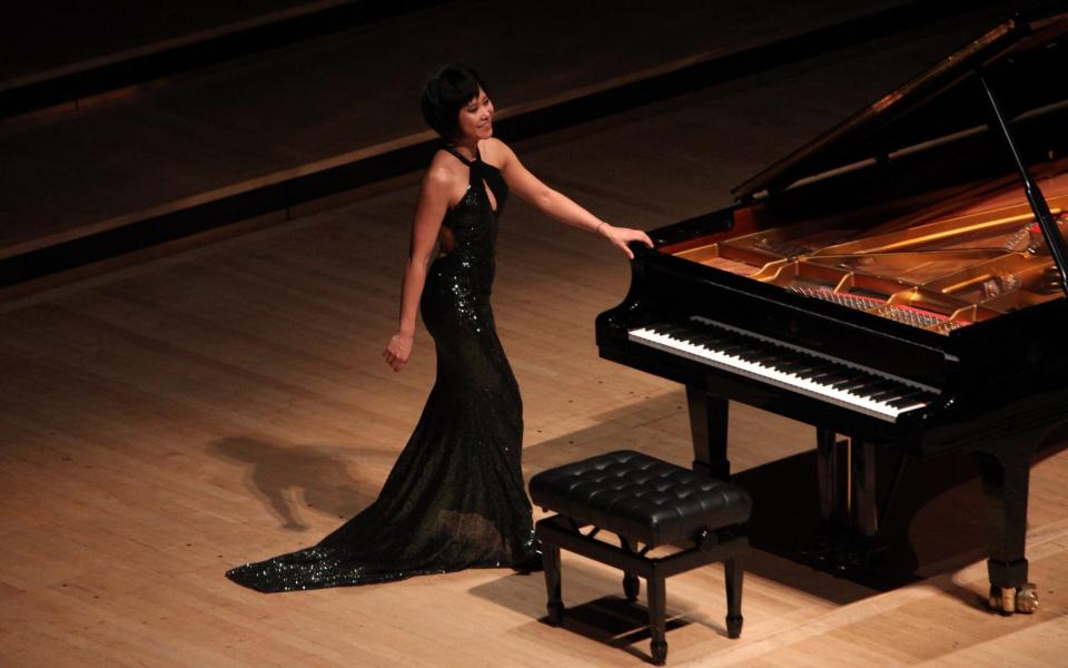 Yuja Wang at the Royal Festival Hall - Credit: Amy T. Zielinski/Redferns