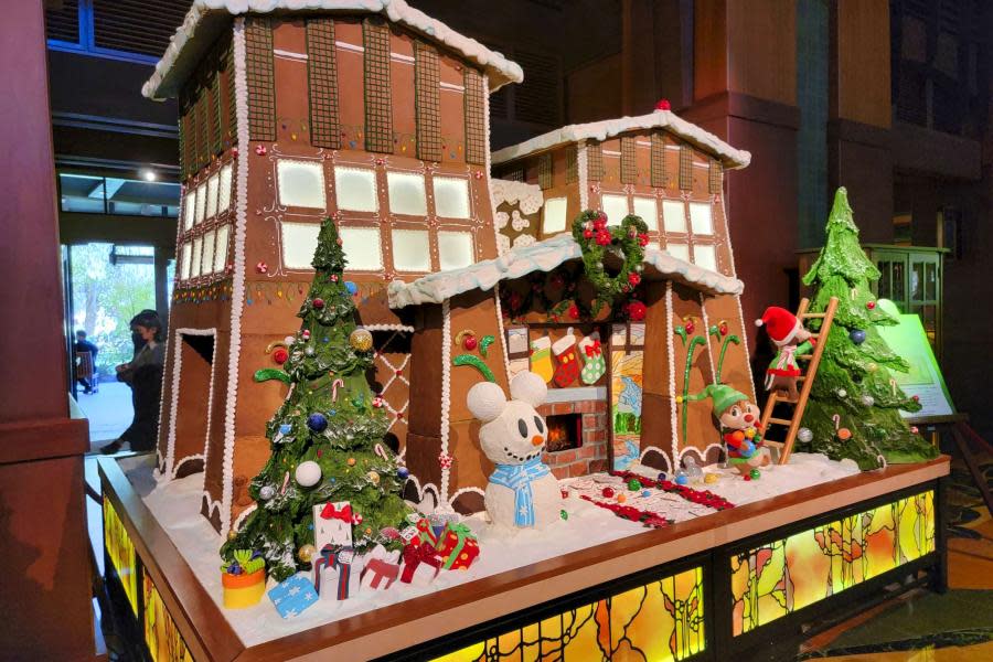 ¡Vive la magia de la navidad! Regresa la gran Casa de Jengibre a Disneys Grand Californian Hotel 