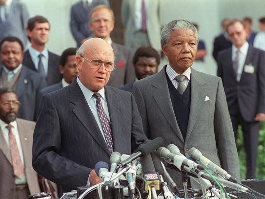 klerk and mandela