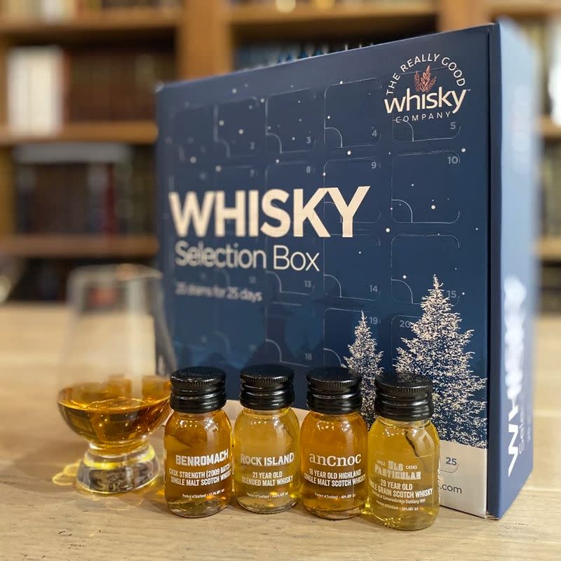 <p><a href="https://go.redirectingat.com?id=74968X1596630&url=https%3A%2F%2Freallygoodwhisky.com%2Fen-us%2Fproducts%2Fthe-really-good-whisky-advent-calendar%3Fvariant%3D43283409764609&sref=https%3A%2F%2Fwww.esquire.com%2Ffood-drink%2Fdrinks%2Fg24791682%2Fbest-advent-calendars-alcohol-liquor%2F" rel="nofollow noopener" target="_blank" data-ylk="slk:Shop Now;elm:context_link;itc:0;sec:content-canvas" class="link ">Shop Now</a></p><p>Whisky Advent Calendar: The Really Good One</p><p>reallygoodwhisky.com</p>