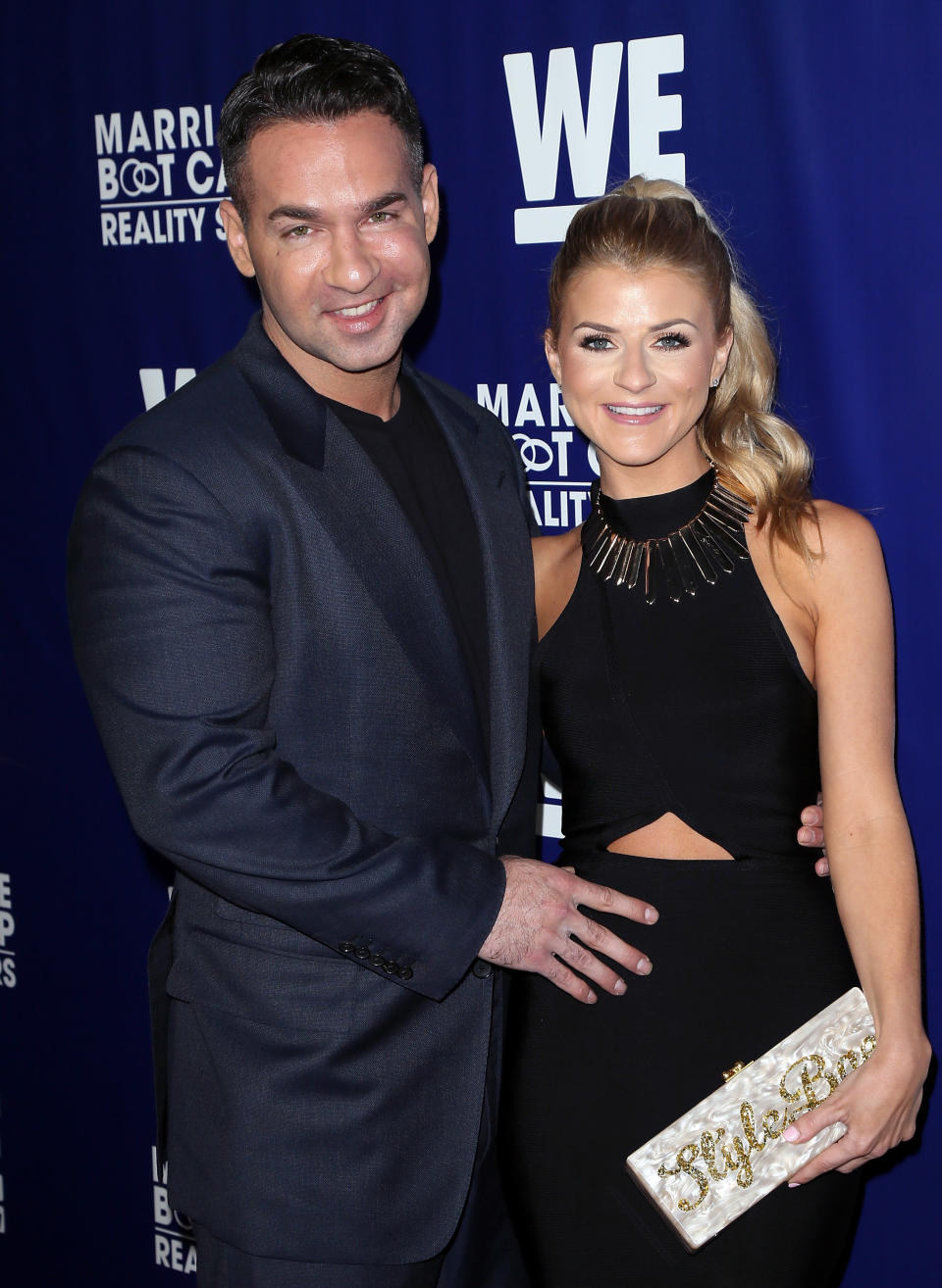 Sorrentino and his wife Lauren, at a 2015 event. (Image via Getty Images)