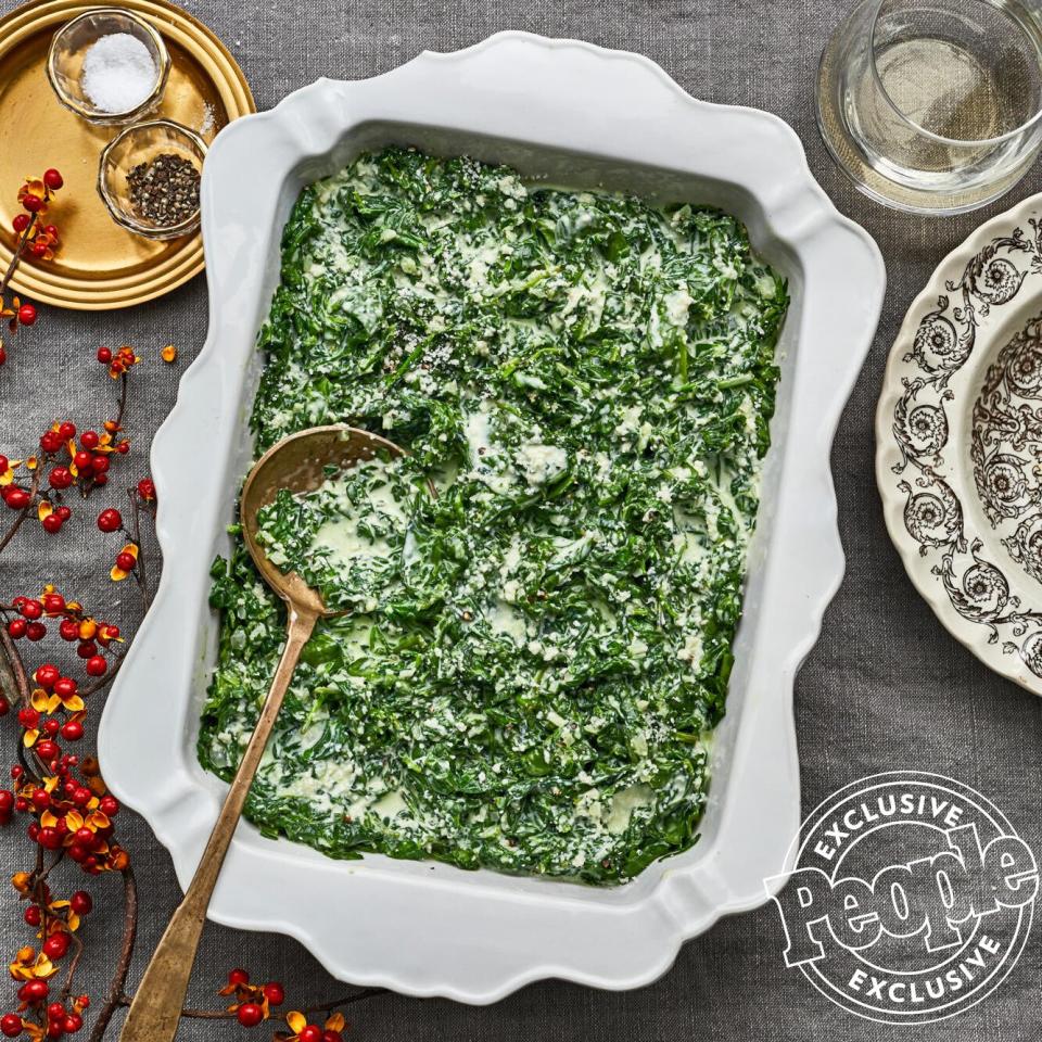 Rachael Ray's Creamed Spinach with Taleggio