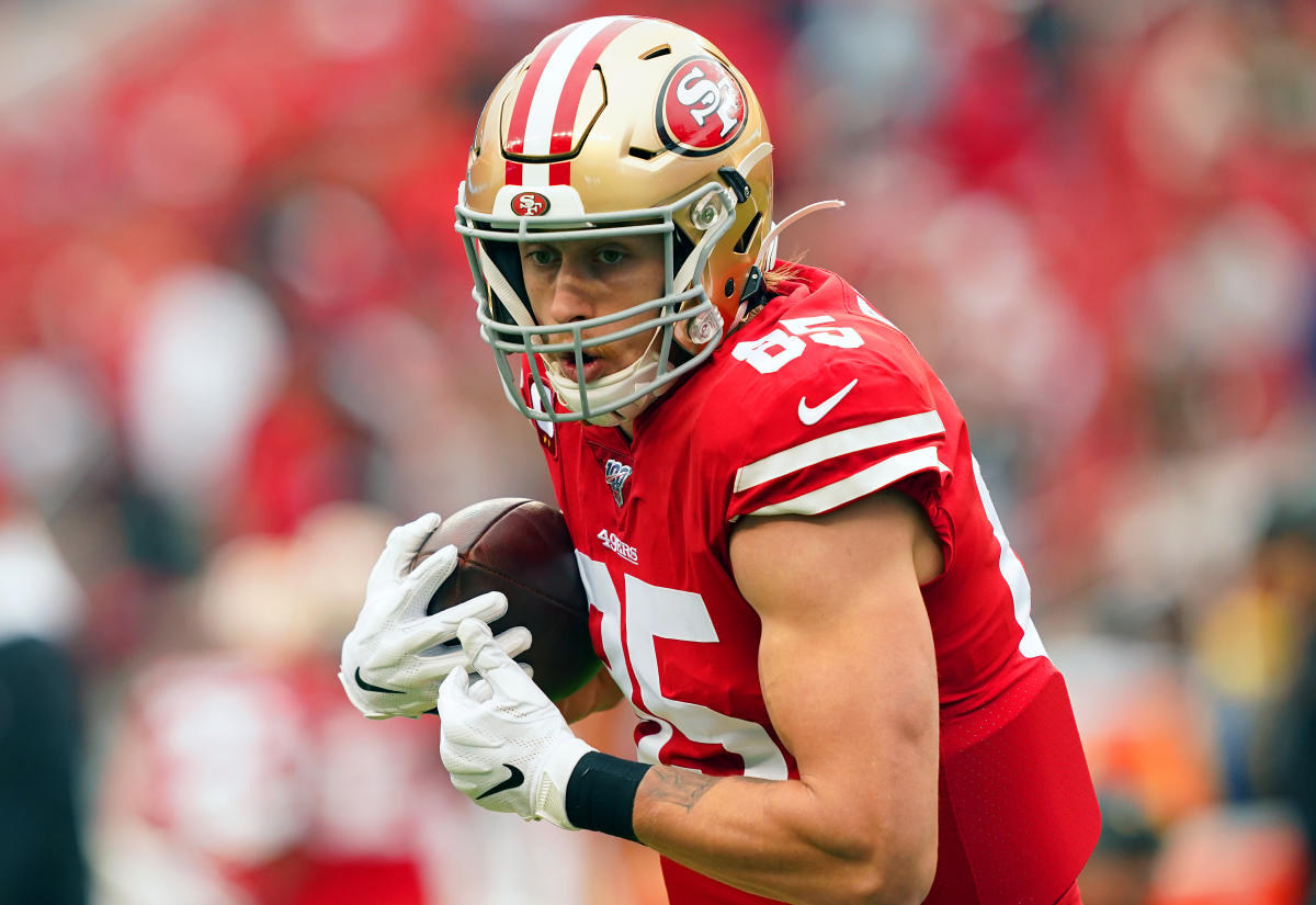 With Rob Gronkowski retired, 49ers' George Kittle climbs ranks of NFL's top  tight ends