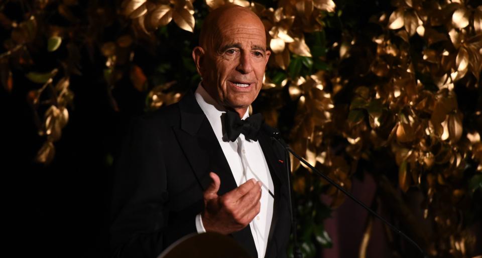 Thomas Barrack speaks at a gala at The Plaza Hotel in New York on Nov. 12, 2018. (Photo: Jared Siskin via Getty Images)