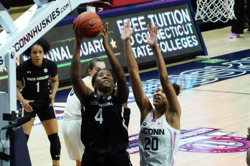NCAA Womens Basketball: South Carolina at Connecticut
