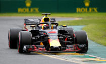 Formula One F1 - Australian Grand Prix - Melbourne Grand Prix Circuit, Melbourne, Australia - March 24, 2018 Red Bull's Daniel Ricciardo in action during qualifying REUTERS/Brandon Malone