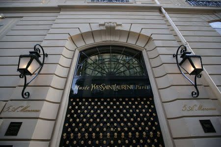 An exterior view shows the Yves Saint Laurent Museum in Paris, France, September 27, 2017. The new museum, celebrating the life and work of French designer Yves Saint Laurent (1936-2008), will open at the avenue Marceau address of Yves Saint Laurent's former work studio for almost 30 years. Picture taken September 27, 2017. REUTERS/Stephane Mahe