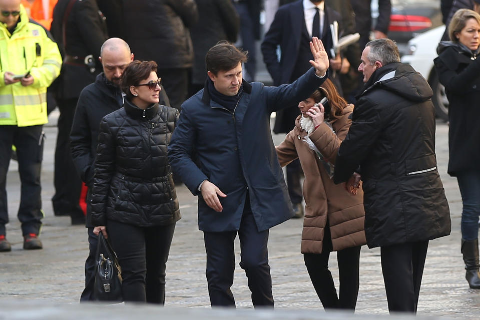 <p>Dario Nardella mayor of Florence ahead of a funeral service for Davide Astori on March 8, 2018 in Florence, Italy. The Fiorentina captain and Italy international Davide Astori died suddenly in his sleep aged 31 on March 4th, 2018. (Photo by Gabriele Maltinti/Getty Images) </p>