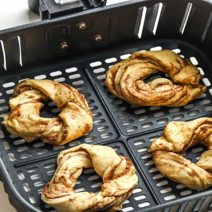 Air fryer cinnamon twists.