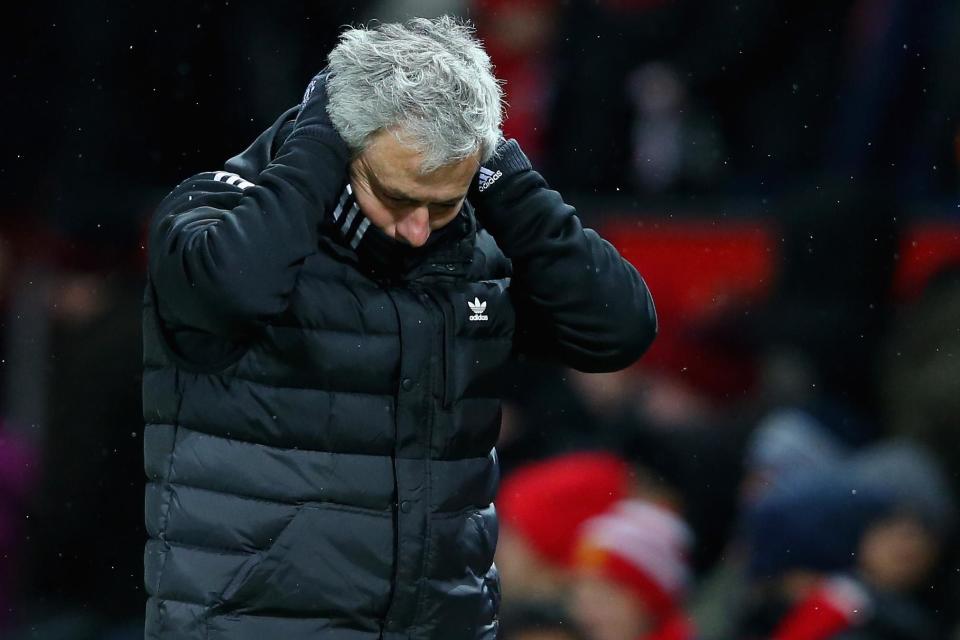 'Rattled': Jose Mourinho: Getty Images