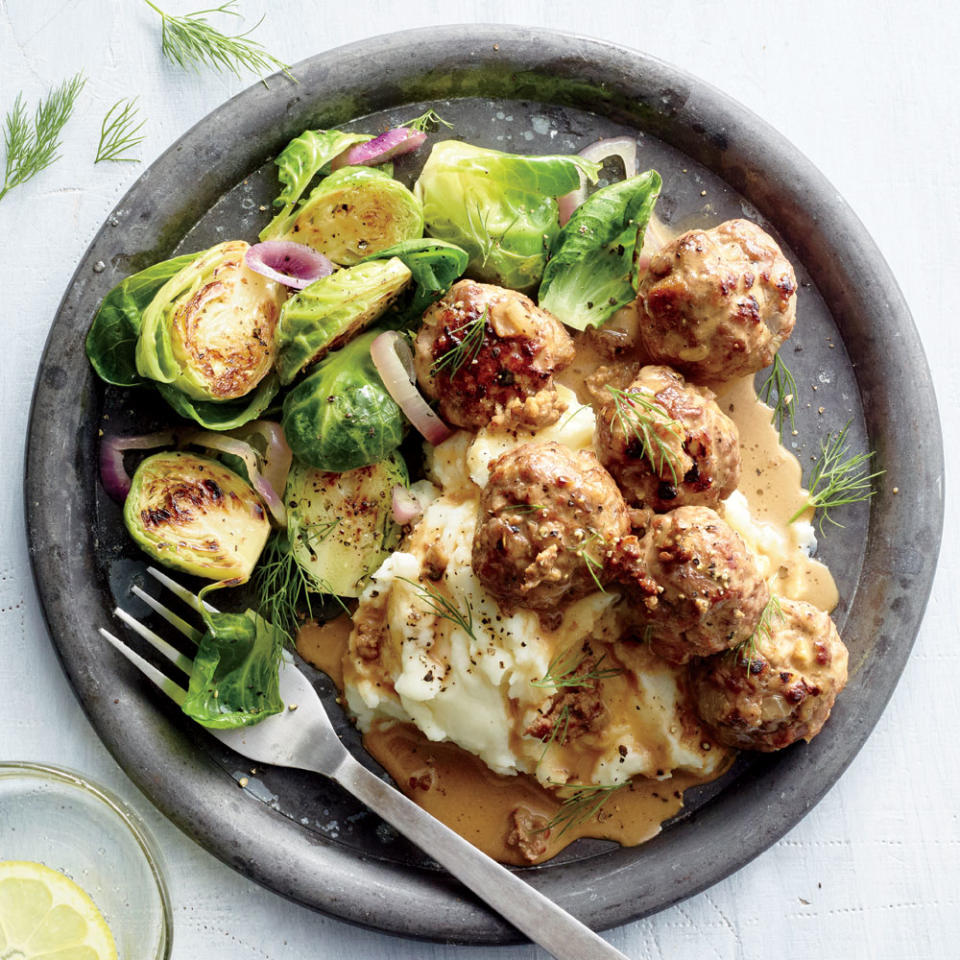 Sheet Pan Swedish Meatballs