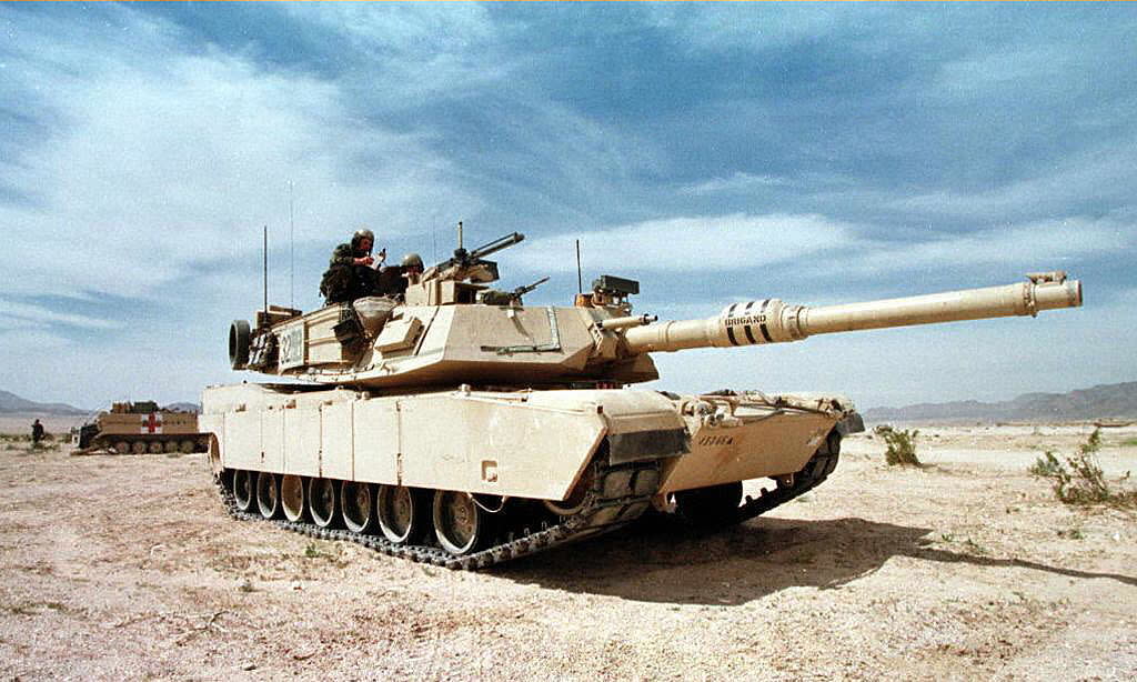 An M1A1 Abrams tank