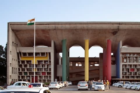 A Le Corbusier creation in Chandigarh - Credit: alamy