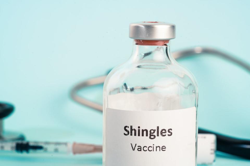 The CDC recommends that all adults age 50 and older get vaccinated for shingles. <a href="https://www.gettyimages.com/detail/photo/shingles-vaccine-syringe-stock-photo-royalty-free-image/1264660305?adppopup=true" rel="nofollow noopener" target="_blank" data-ylk="slk:Fotolgahan/iStock via Getty Images Plus;elm:context_link;itc:0;sec:content-canvas" class="link ">Fotolgahan/iStock via Getty Images Plus</a>