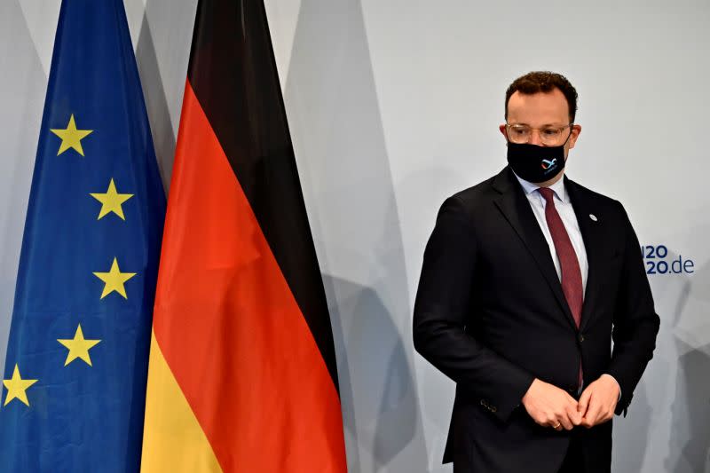 Jens Spahn vor einer Konferenz im Juli (Bild: Tobias Schwarz/Pool via Reuters)