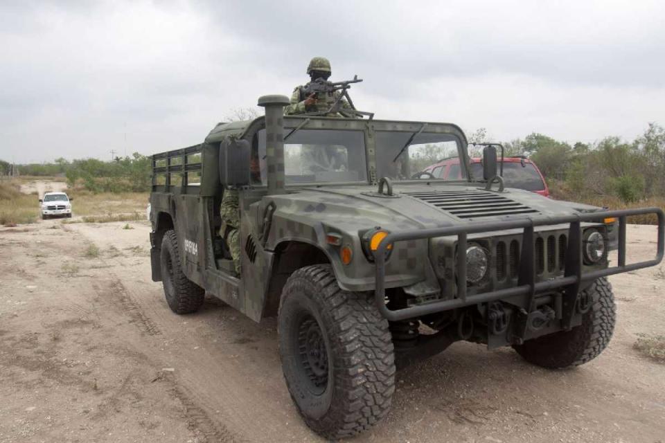 Militares desplegados en Tamaulipas.