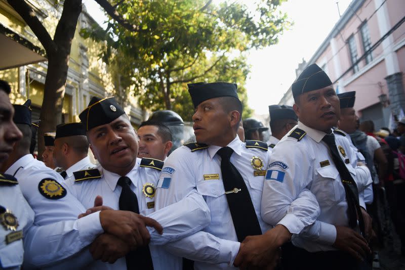 Protest against Congress in Guatemala City