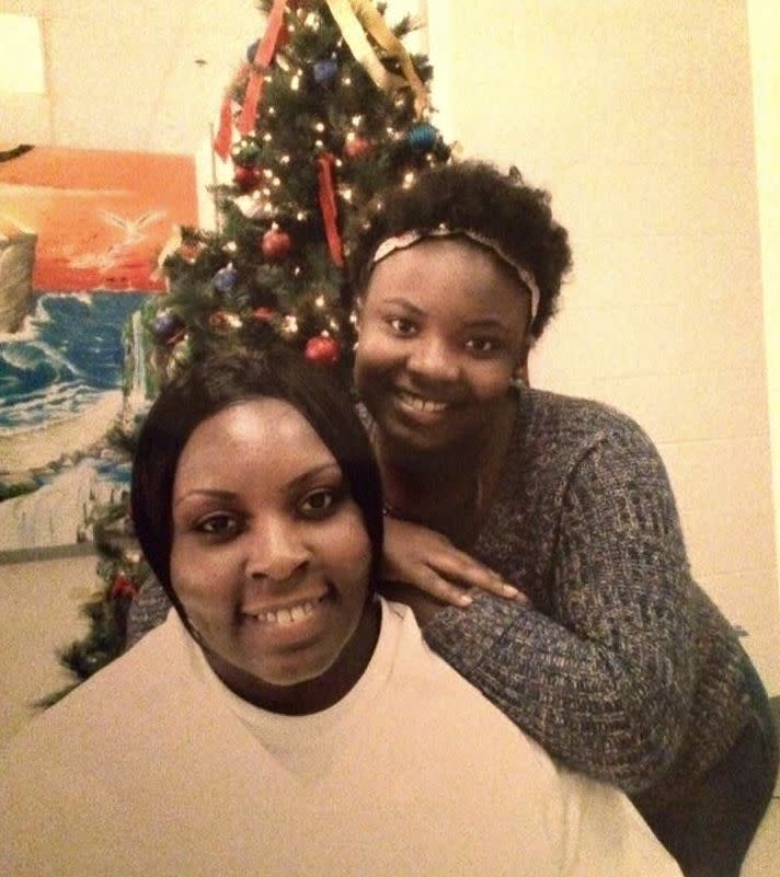 Alexis Beavers poses for a photo on a visit with her mother, who is serving a life sentence. (Photo: Courtesy of Dee Ann Newell)