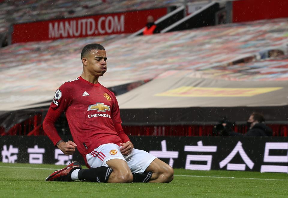 Mason Greenwood continued his goalscoring streakManchester United via Getty Imag