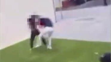 The two teens were filmed throwing punches and kicking each other repeatedly. Photo: Facebook