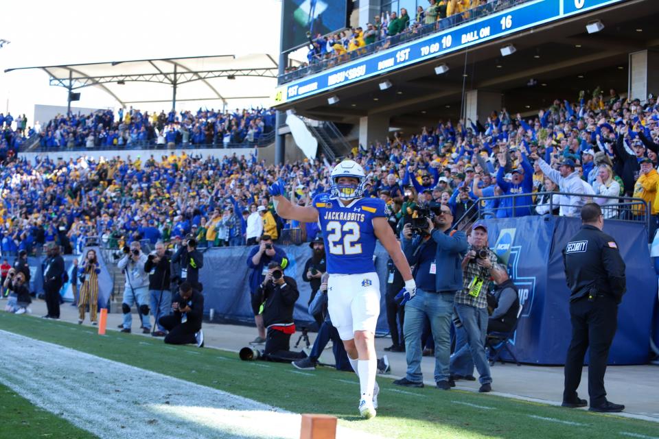 South Dakota State Jackrabbit football against the North Dakota State Bison, January 8, 2023 at Toyota Stadium in Frisco, Texas.