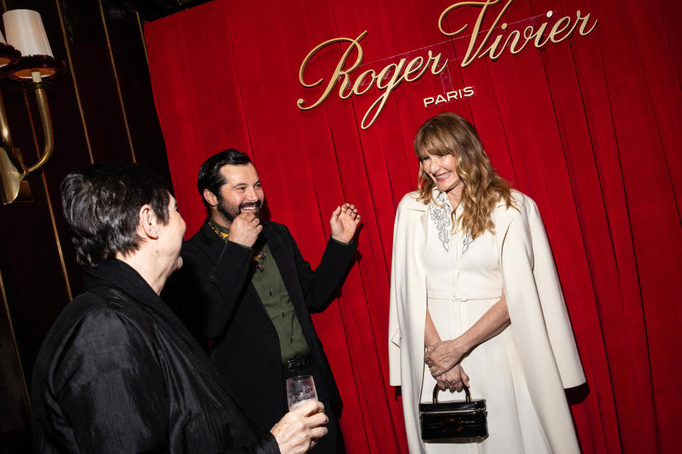 Laura Dern and Gherardo Felloni Host Dinner to Celebrate the Launch of Vivier Express