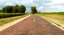 <p>It's not the land of Oz, but this stretch of brick road in Auburn, Illinois is part of the original Route 66. </p>