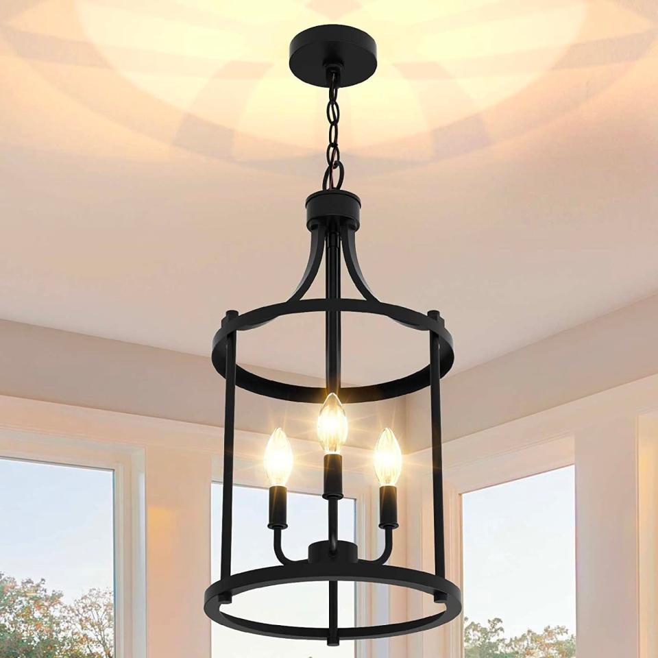 The Best entryway Decor For a Summer Refresh Option: PARTPHONER Chandelier Pendant Light 