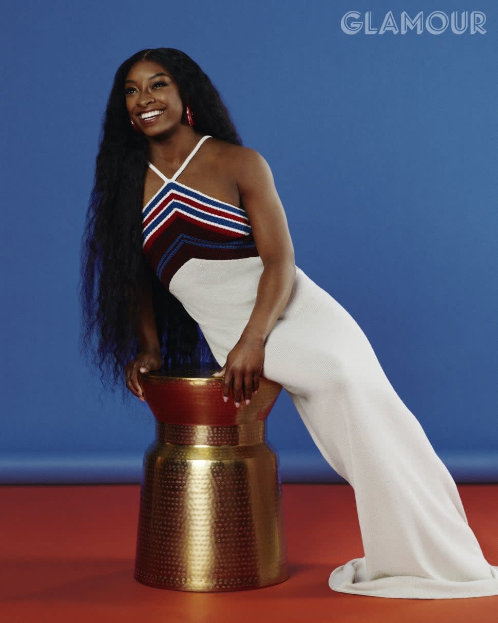 Simone Biles Glamour Cover Story