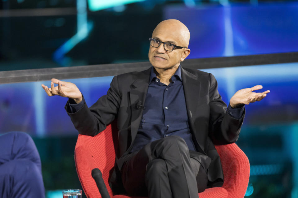 Microsoft CEO Satya Nadella.<p>Ben Kriemann/Getty Images</p>