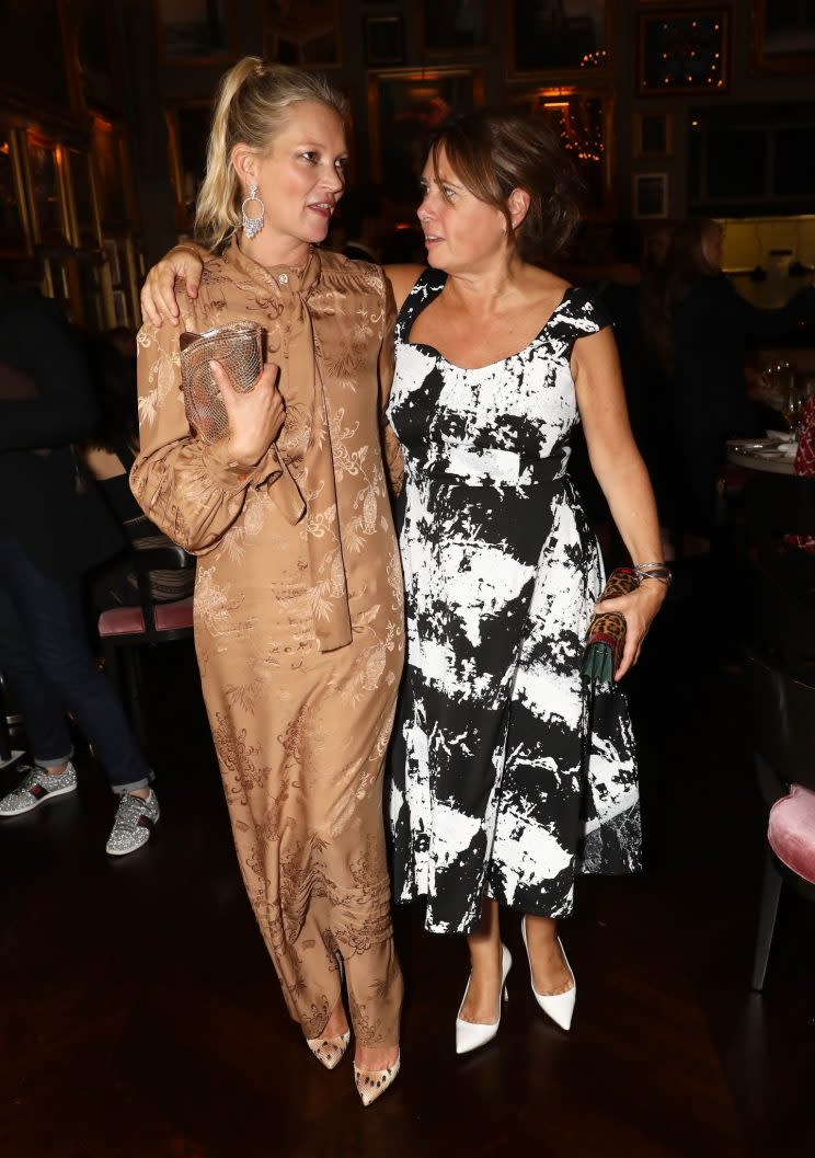 Shulman knows anyone who's anyone in the fashion industry - including supermodel Kate Moss