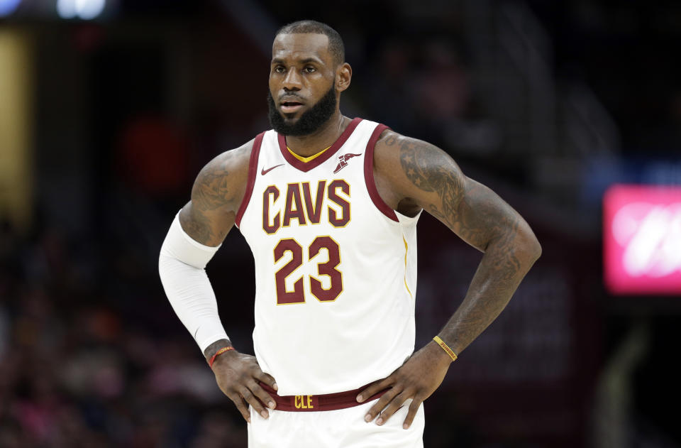 Cleveland Cavaliers superstar LeBron James has championships rings and MVP titles, but the All-Star just wants to be able to shoot 80 percent from the free throw line. (AP)