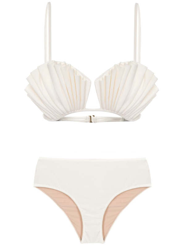 Adriana Degreas La Mer Coquillage High-Waisted Bikini, $480, <a href="https://rstyle.me/+JriOzUbI4aiPstzzxE5xZg" rel="nofollow noopener" target="_blank" data-ylk="slk:available here;elm:context_link;itc:0;sec:content-canvas" class="link ">available here</a> (sizes XS-L