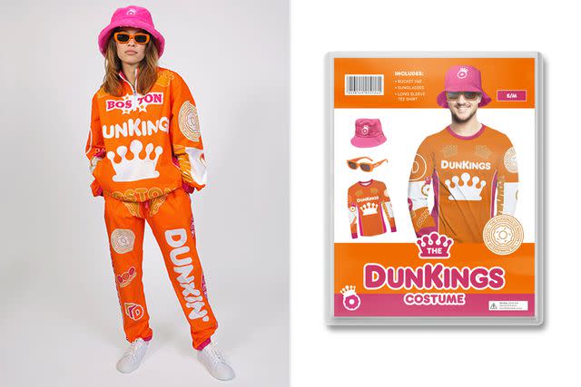 <p>Dunkin'</p> The DunKings tracksuit and costume set are available online