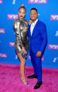 <p>Jasmine Sanders and Terrence J attend the 2018 MTV Video Music Awards at Radio City Music Hall on August 20, 2018 in New York City. (Photo: Matthew Eisman/FilmMagic) </p>