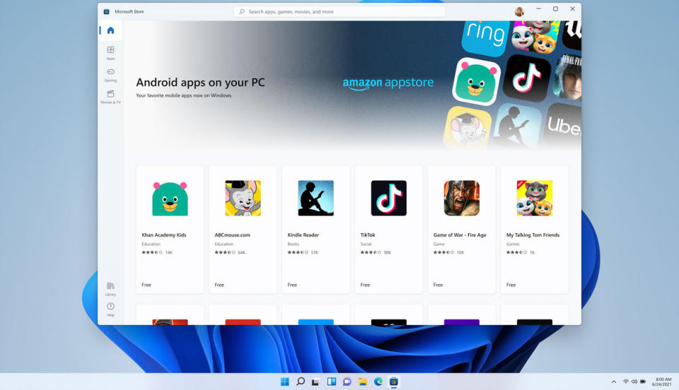 Windows 11 android apps