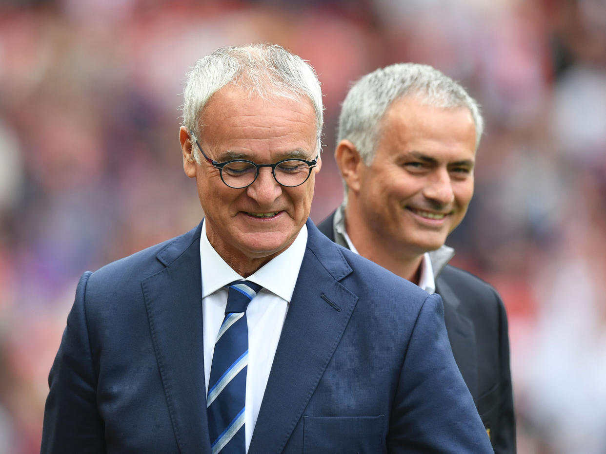 Claudio Ranieri and Jose Mourinho have now both been sacked a year after winning the Premier League title: Getty