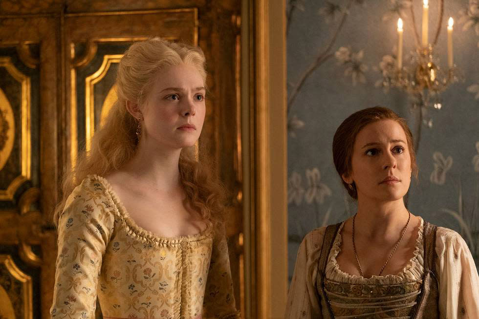 Elle Fanning as Catherine the Great and Phoebe Fox (C4)